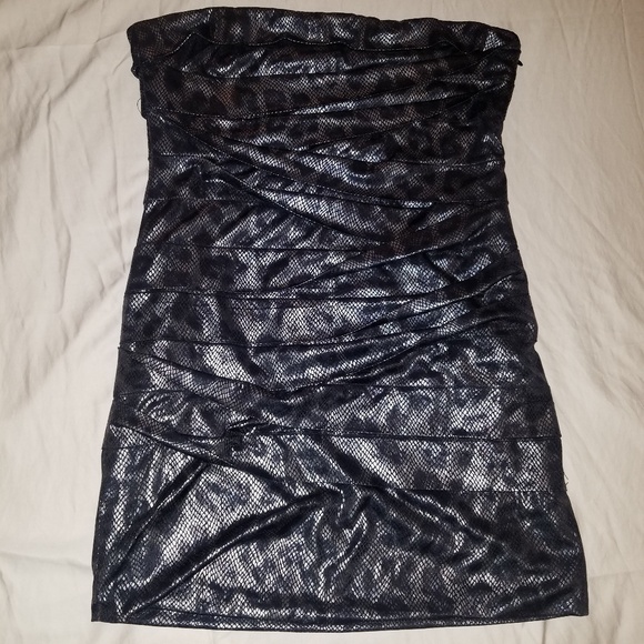 Leopard print mini dress size L - Picture 2 of 3